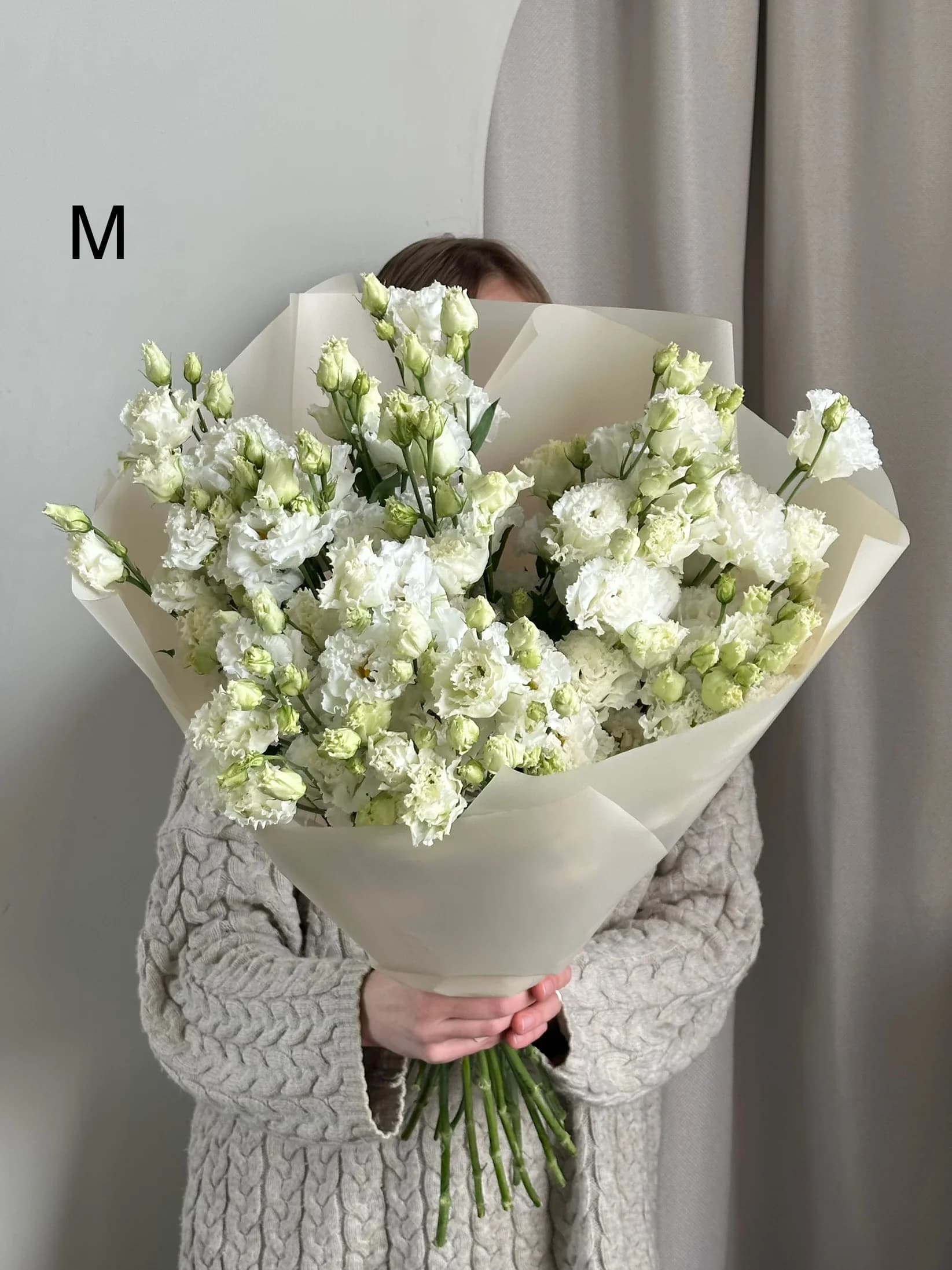 Монобукет эустомы